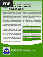 Input Tax Credit Mechanism