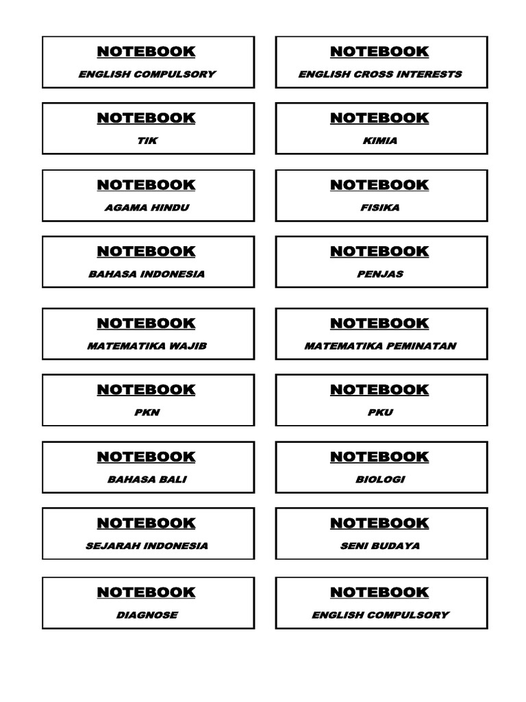 Notebook Notebook: English Compulsory English Cross Interests | PDF ...