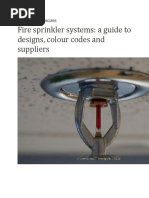 Fire Sprinkler Systems - A Guide To Designs, Colour Codes and Suppliers ...