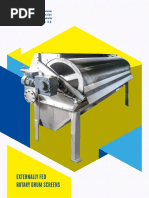 Sismat Externally Fed Drum Screen (DAT) Brochure A4 - Spreads