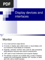 Display Devices and Interfaces