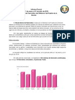 Observatorio Femicidios - Informe Parcial - Julio 2019
