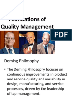 Foundations of Quality Management