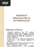 D-Important Personalities in Anthropologydiss