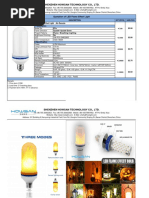 Shenzhen Howsan Technology Co., LTD.: Quotation of LED Flame Effect Light