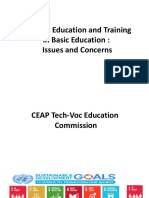 Tech-VocEducation and Training by Fr. Jun Inocencio