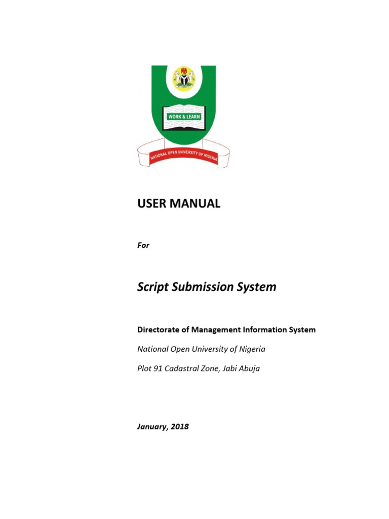 Script Submission System User Manual | PDF | Login | Password