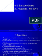 Chapter 1 Introduction To Computers, Programs, and Java