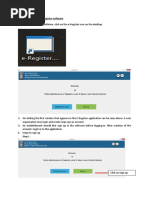 User Manual For The Eregister Software