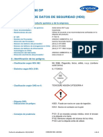 Hoja de Datos de Seguridad (HDS) : Acido Borico 96 DP