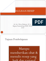 Penulisan Resep