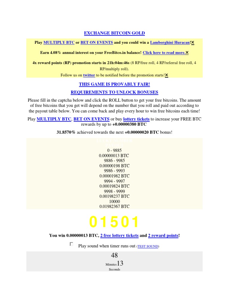 Earn Free Bitcoin and Rewards Online | PDF