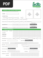 Account Opening Form