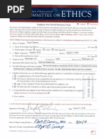 Cummings US House Committee of Ethics Filing