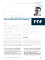 Fracture Strength of CAD/CAM Posterior Ceramic Crowns After Manual Enhancement of Occlusal Morphology