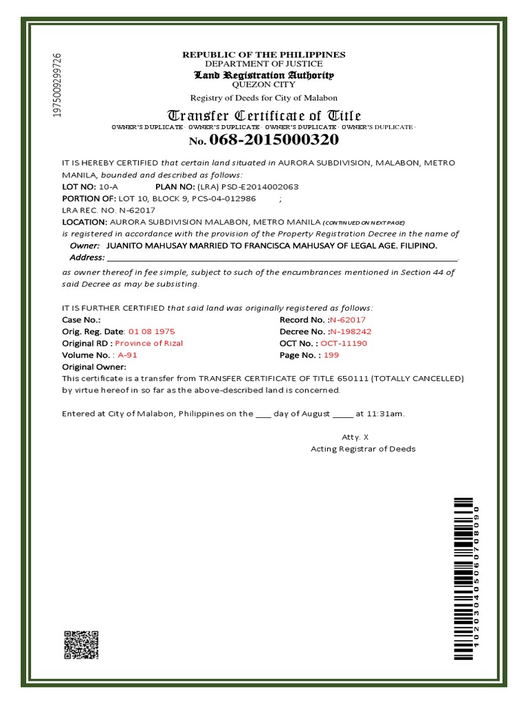 TCT Sample PDF