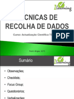 Técnicas de Recolha de Dados PDF