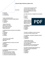 Guc3ada de Ejercicios Figuras Literarias y Gc3a9nero Lc3adrico