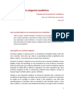 09 La - Exigencia - Academica PDF