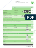 Schneider Contactors Datasheet