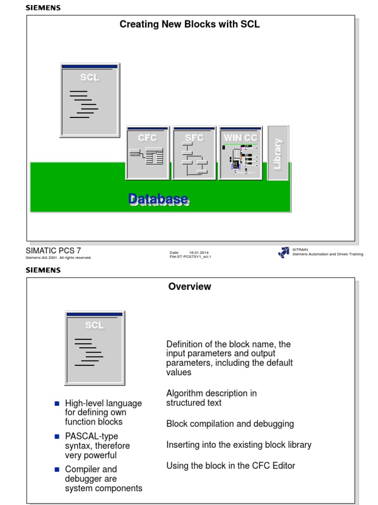 SCL Programming in SIMATIC PCS 7 | PDF | Booting | Software Development