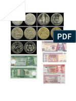 Billetes y Monedas de Cuatro Paises Centroamericanos