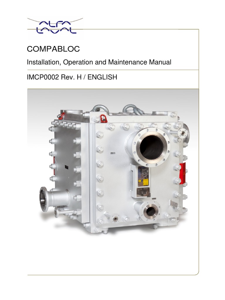 Compabloc Heat Exchanger Manual | PDF | Leak | Pump