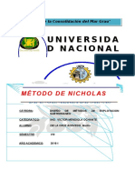 Método de Nicholas - Universidad Nacional