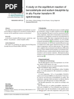 A Study on the Equilibrium Reaction of Benzaldehyde and Sodium Bisulfite