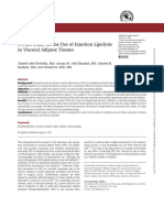 A Pilot Study On Injection Lipolysis On Visceral Adipose Tissue