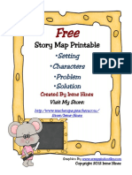 Story Map Printable: Setting Characters Problem Solution