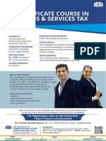 Certificate Course in Goods & Services Tax: Eligibility: Examination/Assessment