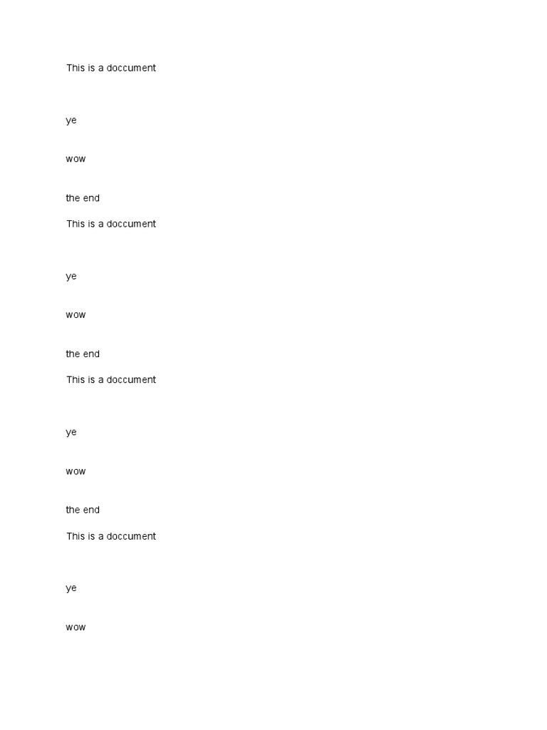 Repetitive Text Experiment | PDF