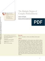 The Multiple Origins of Complex Multicellularity: Further