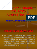 05 Validez y Eficacia de Los Actos Administrativos