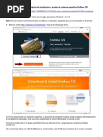 Cómo Crear Un Pendrive de Instalación o Prueba de Sistema Operativo Endless OS
