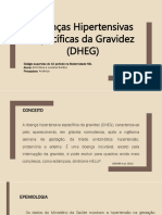 DHEG - Doenças Hipertensivas Específicas da Gravidez