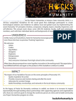 Uniqueness: Hacks For Humanity, Sponsored by Project Humanities at Arizona State University (ASU), Is A