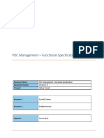 PDC Solution Functional Document