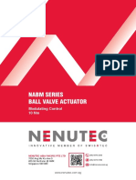 Nabm Series Ball Valve Actuator: Modulating Control 10 NM