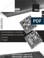 Configurando central automática CP 4010F/CP 4020F