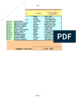 Codigo Apellidos Nombre Distrto Y Año de Nacimiento: Hoja1