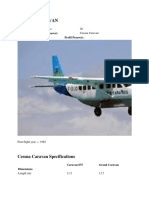 Cessna Caravan: Jenis: Nama Pesawat: Profil Pesawat