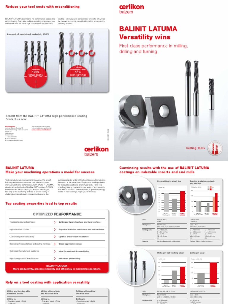 Latuma Surface Coating PDF Machining Industrial Processes