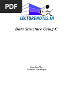 Data Structure Using c by Mamata Garanayak 238c40