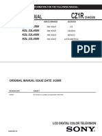 Sony kdl-22l4000 Chassis cz1r PDF