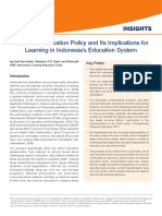 Character Education Policy and Its Implications For Learning in Indonesia's Education System