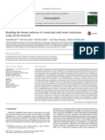 Modeling The Dioxin Emission