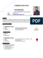 Curriculum Vitae: Name: Muhammad Rohail Hassan Address: Cell: Email