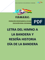 Reseña Historica y Letra Himno A La Bandera